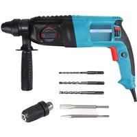 220V Electric Hammer Drill Multifunctional Rotary Hammer Impact Drill Power Tool Electric Hammer,