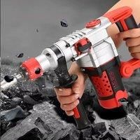 Heavy Duty Rotary Hammer Drill 2200W Electric Hammer Industrial Grade Electric Pick Impact Drill 3