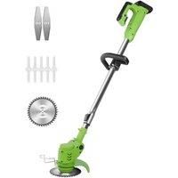 Cordless Lawn Mower Handheld Electric Grass Trimmer Adjustable Garden Tools Multifunction Hoeing