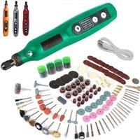 Mini Wireless Drill Rechargeable Polishing Machine DIY Mini Rotary Tool USB Engraving Tool Dremel