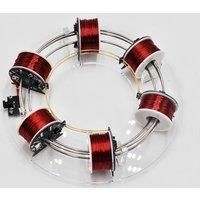 6 Coil Electromagnetic Cyclotron Physical Science Experimental Equipment DIY Homemade Model Toys