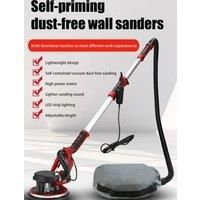 Electric Wall Sander with LED Extendable Handle for Wall Putty Sanding, Automatic Dust Collection Long-Handle Wall Sander