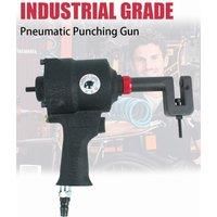 FIndustrial Pneumatic Punch Gun Metal Iron Plate Round Hole Punching Stainless Steel Advertising Word Air Puncher 3.2/4.2/6MM