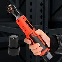 3/8" Angle Impact Drill Screwdriver Electric Ratchet Wrench 12V/18V Cordless Electric Screwdriver
