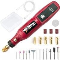 Electric Rotary Tool Engraving Pen Woodworking Wireless Electric Drill Nail Polisher Small Jewellery