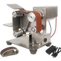 Belt Sander 110V/220V Mini Electric Polishing Grinding Machine Cutter Edges Sharpener
