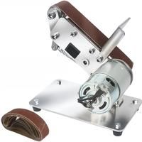 Mini Electric Belt Machine DIY Sander Polisher Grinding Machine Portable Metal Belt Sander Edges