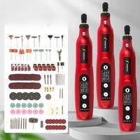 Mini Cordless Drill Rechargeable USB Woodworking Wireless Engraving Pen With LED Micro Rotary Tool