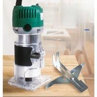 Woodworking Trimming Machine Tools Inversion Electric Wood Trimmer Engraving Hole Opening