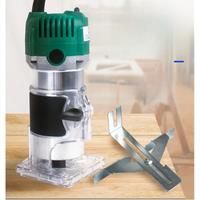 Wood Router Tool Combo Kit Electric Woodworking Machines Power Carpentry Manual Trimmer Tools With
