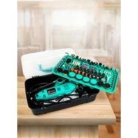 Electric Die Grinder Handheld Drill Set Mini Drill Electric Drill Rotary Tool Mini Polisher with Sanding Accessory Kit