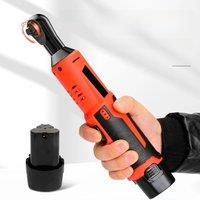 Electric Wrench 3/8" Angle Ratchet Impact Drill 12V Cordless Electric Screwdriver Remover
