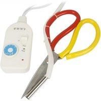 Electric Thermal Scissors Temperature-Regulated Trimming Scissors for Tailoring Ribbons Zippers