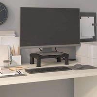 Berkfield Home Monitor Stand Black 38x24x10.5 cm