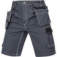 New High Quality MenSummer Workwear Multi Pockets-Short Work Pant Work-Short Trousers Free Shipping