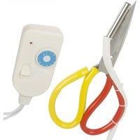 Electric Thermal Scissors Temperature-Regulated Trimming Scissors for Fabric - Ideal for Ribbons