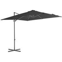Cantilever Umbrella with Steel Pole Anthracite 250x250 cm