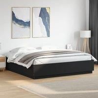 Berkfield Home Bed Frame without Mattress Black 200x200 cm