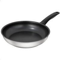 Kuhn Rikon Classic Induction Non-Stick Stainless Steel Frying Pan, 28 cm