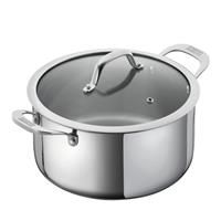 Kuhn Rikon Allround Stainless Steel Induction Safe Casserole Pot Silver 24cm / 5.4L