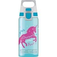 SIGG - Kids Water Bottle - Viva One Unicorn - Suitable For Carbonated Beverages - Leakproof - Dishwasher Safe - BPA Free - Sports & Bike - Aqua - 0.5L