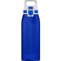 SIGG - Tritan Water Bottle - Total Color ONE - Suitable For Carbonated Beverages - Dishwasher Safe - Leakproof - Featherweight BPA Free - 0.6L / 1L, Blue