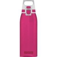 SIGG - Tritan Water Bottle - Total Color ONE - Suitable For Carbonated Beverages - Dishwasher Safe - Leakproof - Featherweight BPA Free - 0.6L / 1L, Berry