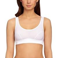 Sloggi Women Double Comfort Top Everyday Bra, White (White), 40 (Manufacturer Size: 46)