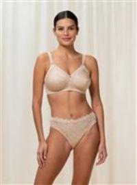 Triumph Womens Doreen + Cotton 01 Non-wired Bra, Skin, 36B UK