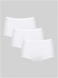 Womens Sloggi Basic+ Cotton Rich Maxi Brief 1,2 or 3 Pack Black, White or Skin
