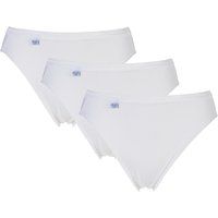 3 Pack White Basic Tai Briefs Ladies 14 Ladies - Sloggi