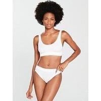 Sloggi Women/'s Double Comfort Top Everyday Bra, White, 38 UK
