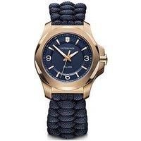 Victorinox I.N.O.X. V Women/'s Swiss Made Watch with Blue Dial & Blue Paracord Strap 241955