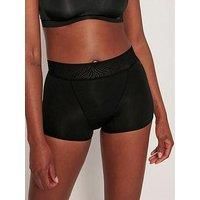 Sloggi Women/'s Period Panties Short Medium 2P, Black, XXS