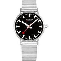 Mondaine Classic Men/'s Black Watch A660.30360.16SBW