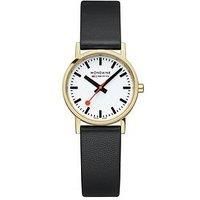 Mondaine Women Analog Quartz Watch with Leather Strap A658.30323.10SBBV