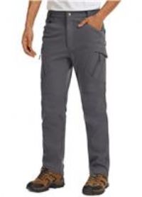 MAGCOMSEN Men's Fleece Lined Tactical Military Picnicking Black
