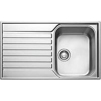Franke Kitchen Inset Sink Ascona Stainless Steel 1 Bowl Reversible 860 x 510mm