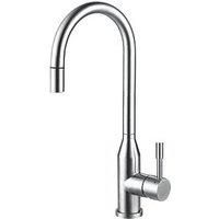 Franke Montreux Pull Out Mono Mixer Kitchen Tap Stainless Steel
