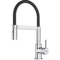 Franke Lina Pull-Out Kitchen Tap Chrome and Black (349RF)