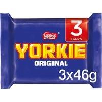 Yorkie Milk Chocolate Bar Multipack 46g 3 Pack