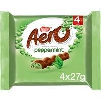 Aero Bubbly Peppermint Bar, 1 Pack of 4