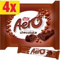 Aero Bubbly Milk Chocolate Bar 4 Pack Multipack 108g