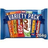 Nestle Milk Chocolate Bar Selection Multipack 264g 6 Pack