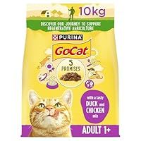 Go Cat Adult Dry Cat Food Chicken & Duck 1 x 10kg Pack