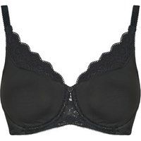 Triumph Women/'s Amourette W01 Bra, Semi-Transparent Inches, Black, 38D