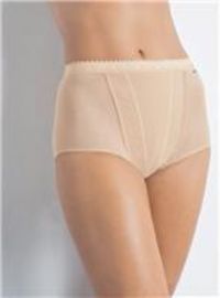 Sloggi 2 pack Control Maxi Briefs Size 10 or 24 Skin (Poudre) 10037875