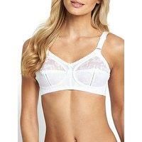 Triumph Women's Doreen X Non-Wired Everyday Bra, White (White), 38F (Manufacturer Size: 100G)
