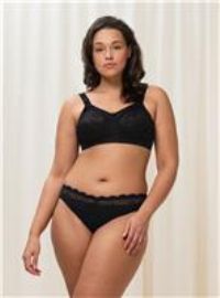 Triumph Women/'s Doreen X Non-wired bra, Black, 48DD