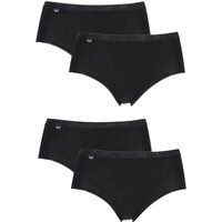 Sloggi (3+1) 4 pack Basic+ or Basic Midi Briefs 10-20 White or Black 10005038